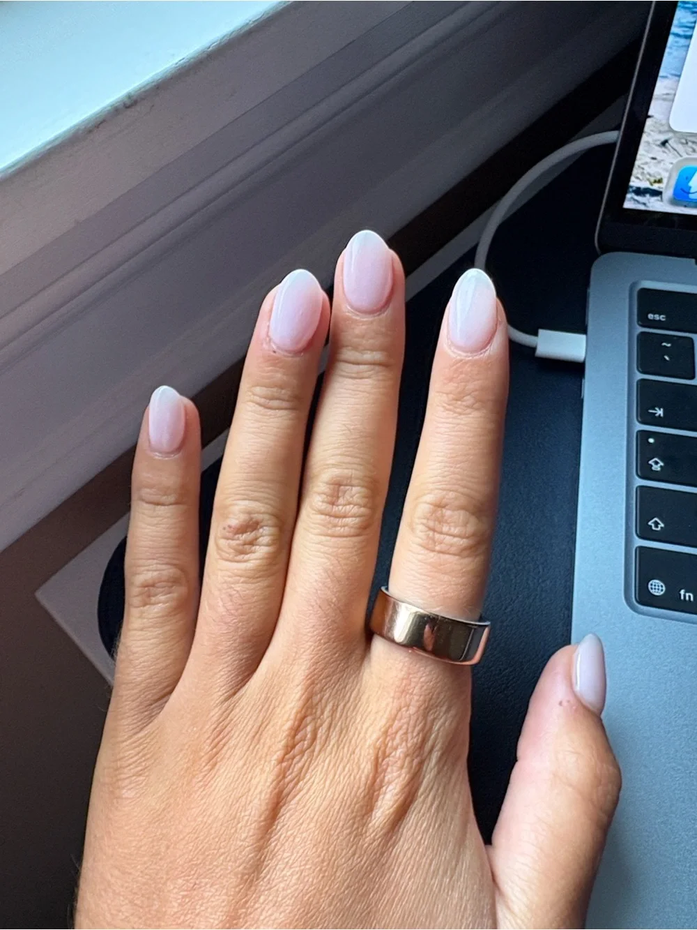 OURA Ring Gen 4 Rose Gold - size 7 Used Condition minor scratches